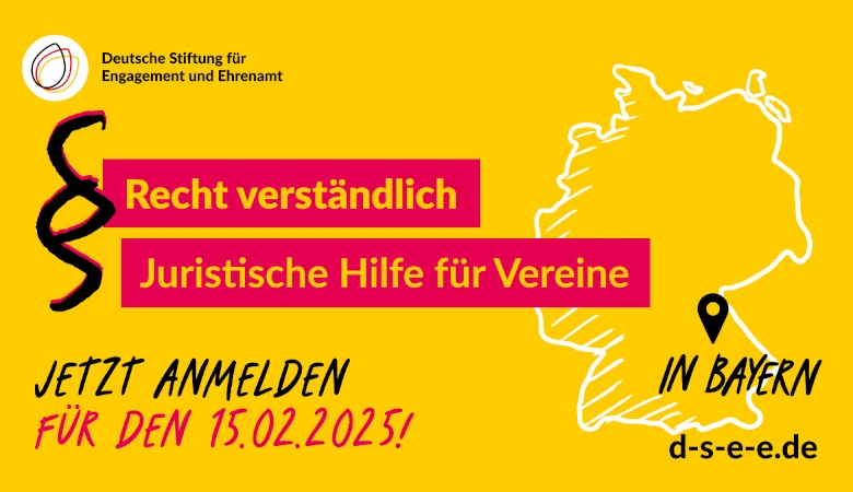 Forum Ehrenamt - Recht verständlich - Juristische Hilfe für Vereine